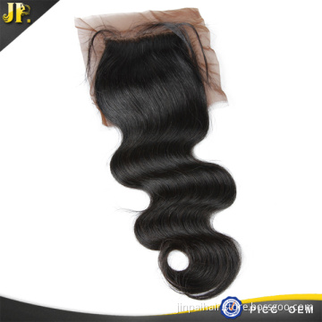 High Quality Human Hair Breathable Brazilian Body Wave Silk Base Closure